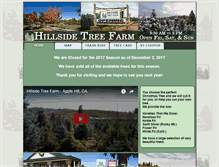 Tablet Screenshot of hillsidetreefarm.com